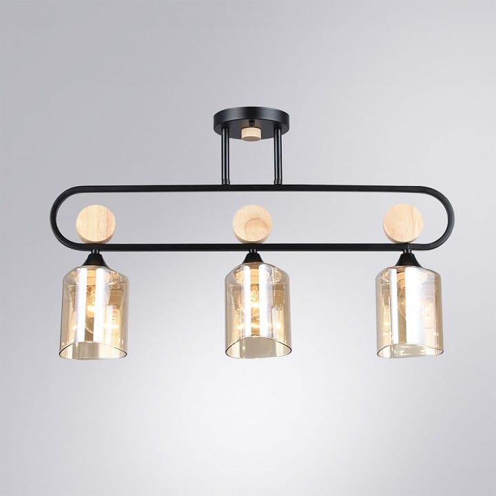 Светильник на штанге Arte Lamp Glamore A5076PL-3BK