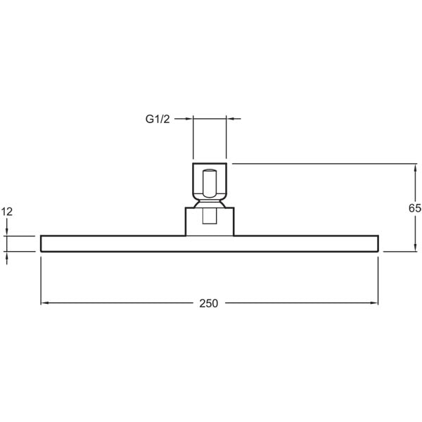 Верхний душ Jacob Delafon Katalyst E13696-CP