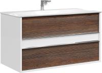 Тумба под раковину Clarberg Evolution EV0110CD Крафт тёмный