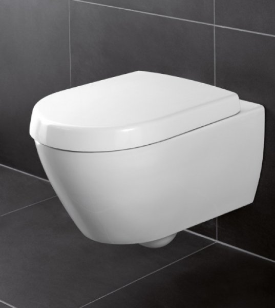 Унитаз подвесной Villeroy&Boch Subway 2.0 560010R1+9M68S101 с сиденьем