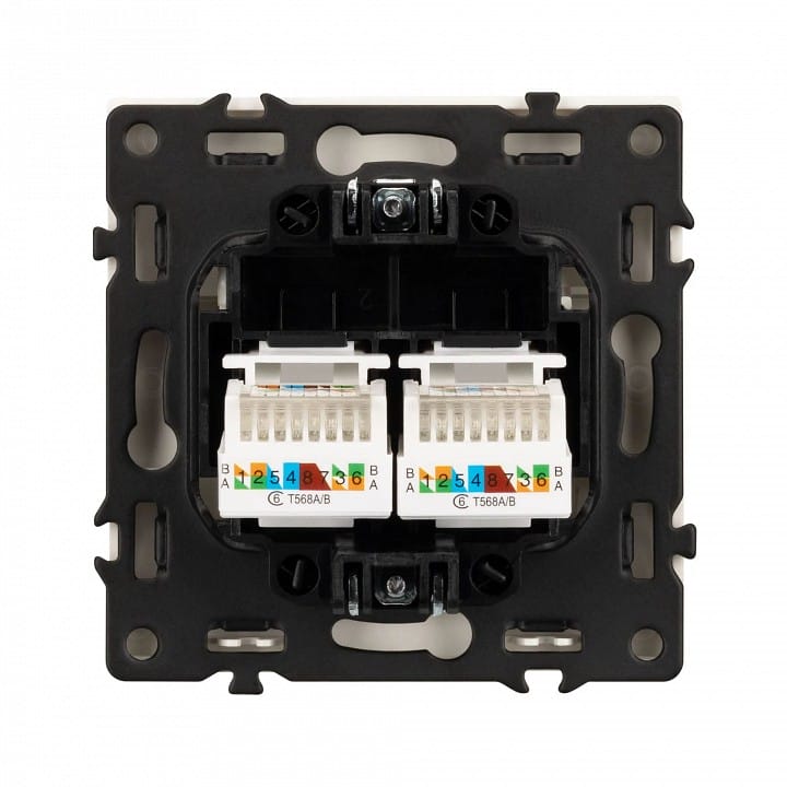 Розетка двойная Ethernet RJ-45 без рамки Arlight SCT 054314
