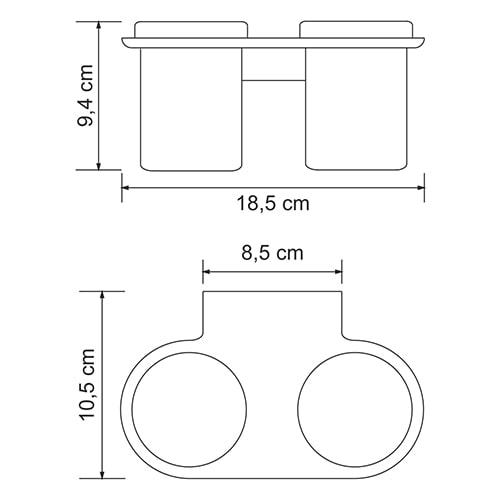 Подстаканник WasserKRAFT Kammel K-8328D
