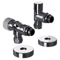 Набор термостатический осевой Royal Thermo Design Pro 15мм М30х1,5 (Хром)