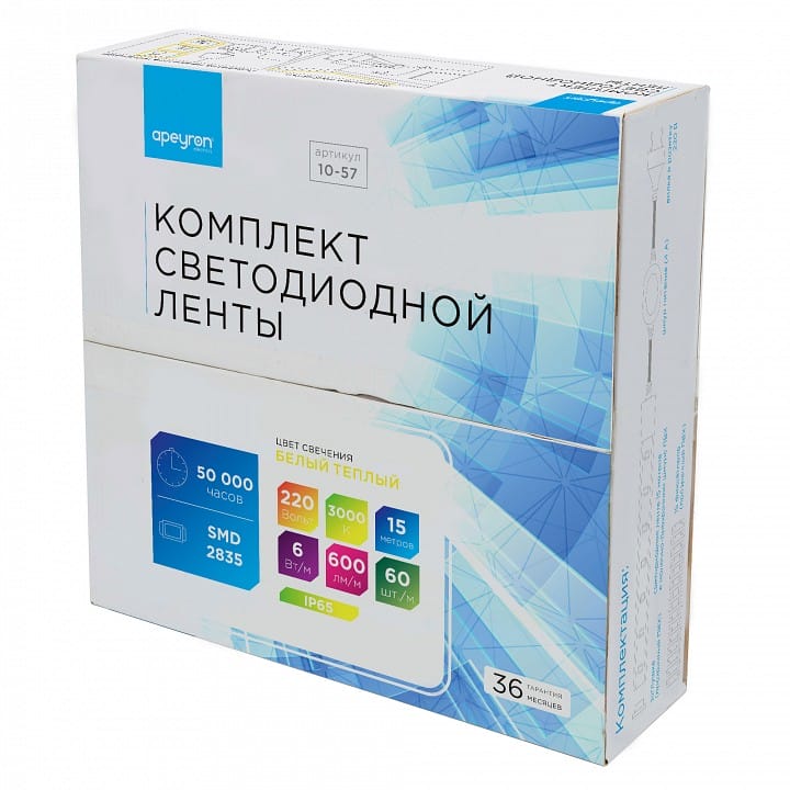 Комплект с лентой светодиодной Apeyron Electrics  10-57