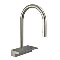 Смеситель для кухни hansgrohe Aquno Select M81 73837800 170 с вытяжным душем 3jet
