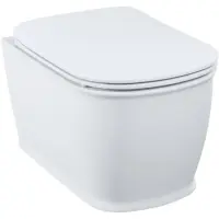 Унитаз подвесной IDDIS Oxford OXFRDSEi25 безободковый, с сиденьем микролифт, белый