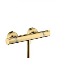 Смеситель для душа с термостатом hansgrohe Ecostat Comfort 13116990 внешнего монтажа полированное золото