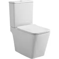 Унитаз-компакт Aquatek Либра AQ1263NT-00 безободковый, торнадо, с сиденьем микролифт, белый