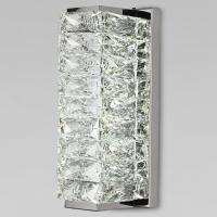 Накладной светильник Eurosvet Blitz 40259 LED хром/ прозрачный хрусталь Strotskis