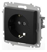 Розетка с заземлением и со шторкой, без рамки Elbi Eleсtriс Zena Vega 609-014800-243