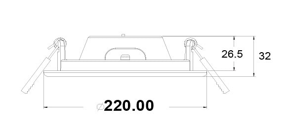 Встраиваемый светильник Maytoni Technical Stockton DL018-6-L18W