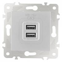 Розетка USB, без рамки Arte Milano am-203 203.46-1.silver