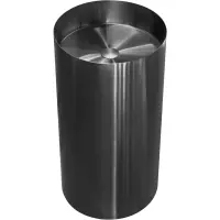 Раковина Abber Wasser Kreis AF2414GM 40x40 см, напольная, оружейная сталь матовый