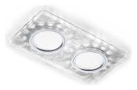 Встраиваемый светильник Ambrella Light S S234/2 W/CH/WH