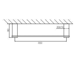 Полотенцедержатель FIMA Carlo Frattini Quadra F6020/30СR