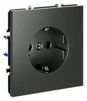 Розетка с заземлением без рамки Voltum S70 VLS040106