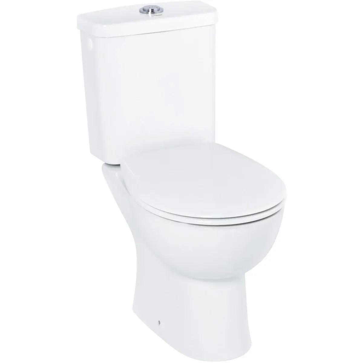 Унитаз-компакт Grohe Bau Ceramic 39496000 безободковый, с сиденьем микролифт, альпийский белый