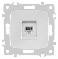 Розетка телефонная RJ-11 без рамки Arte Milano am-205 205.51-1.silver