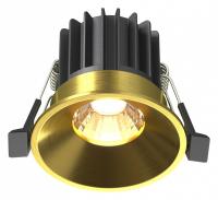 Встраиваемый светильник Maytoni Technical Раунд DL058-7W3K-BS
