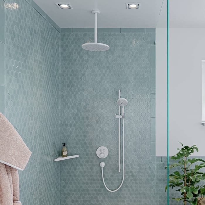 Угловая корзинка hansgrohe AddStoris 41741700 матовый белый