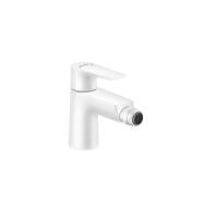 Смеситель для биде hansgrohe Talis E 71720700 со сливным гарнитуром матовый белый