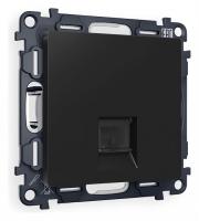 Розетка Ethernet RJ-45 и со шторками без рамки Ambrella Volt Quant MA812010