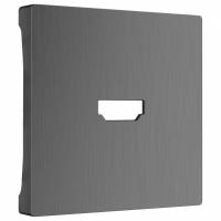 Накладка для розетки HDMI Werkel графит рифленый W1196004