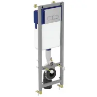 Инсталляция для унитаза Vidima W3714AA с кнопкой смыва, хром