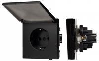 Розетка влагозащищенная с заземлением с крышкой, без рамки Arlight SCT-TENDO 054091