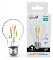 Лампа светодиодная Gauss Filament Elementary E27 9Вт 4100K 22229