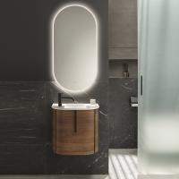 Тумба с раковиной Burgbad Lavo 2.0 53 SGCG053LG0227F5056C0001*1 левая дубовый декор ржавчина