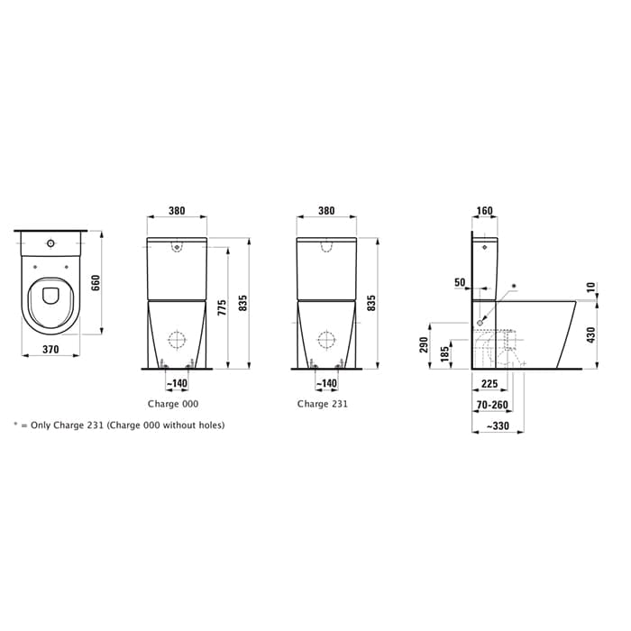 Бачок для унитаза Laufen Kartell 8.2933.1.000.871.1