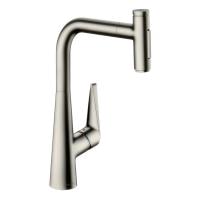 Смеситель для кухни hansgrohe Talis Select M51 73867800 с вытяжным душем сталь