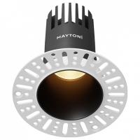 Встраиваемый светильник Maytoni Dip DL120-10W-2.7K-TRS-B