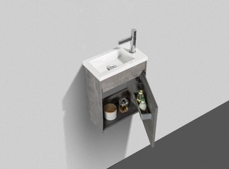 Тумба под раковину BelBagno Pietra Mini PIETRA MINI-400-1A-SO-SCM-R