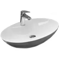 Раковина-чаша CeramaLux 9438 65x43 см, накладная, белый
