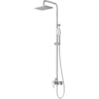 Душевая система Cezares Slider SLIDER-CD-01 270x200 мм, со смесителем, хром