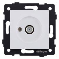 ТВ-розетка и SAT-розетка оконечная без рамки Kollinger  REA-020WM