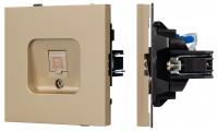 Розетка Ethernet RJ-45 и со шторками, без рамки Arlight SCT-TENDO 054592