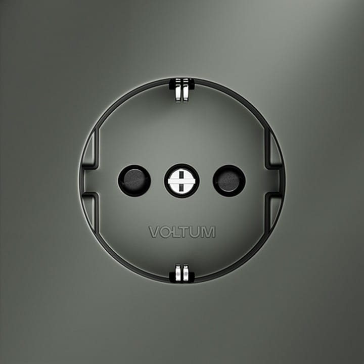 Розетка с заземлением и со шторкой, без рамки Voltum S70 VLS040206