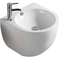 Раковина CeramaLux 500F 49x47 см, подвесная, белый