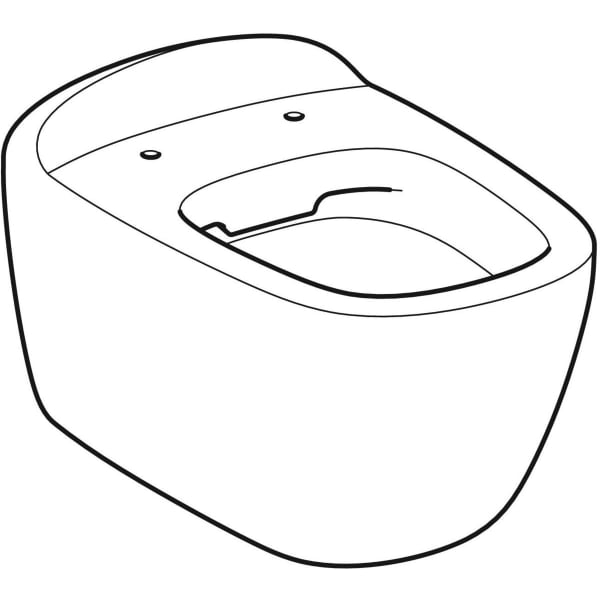 Подвесной унитаз Geberit Citterio 500.510.01.1 Rimfree подвесной