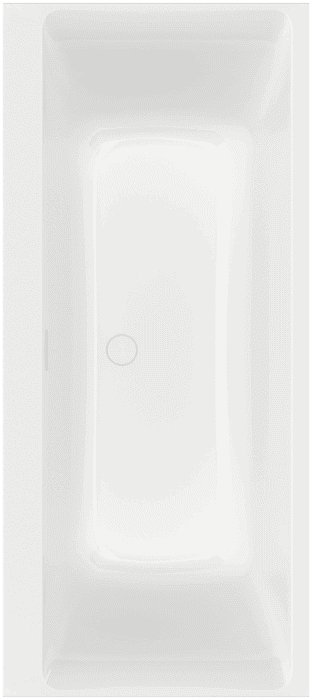 Квариловая ванна 170х75 см Villeroy&Boch Subway 3.0 UBQ170SBW2DV-01 с ножками и сливом-переливом