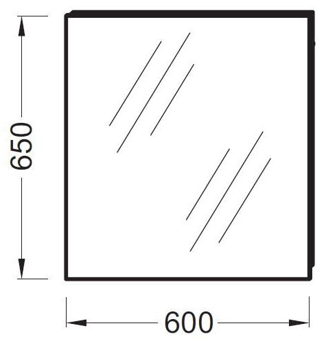 Зеркало Jacob Delafon Ola 60 см (EB1080-RU)