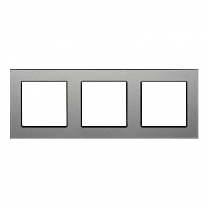 Рамка на 3 поста Arlight GLARE 043801