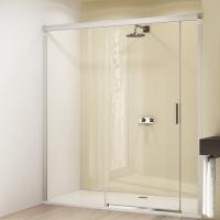 Дверь в нишу Huppe Design Elegance 8E0303.087.321.730 левая матовое серебро