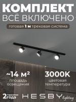 Комплект трековый Hesby Lighting Skylite №13 HSBL_kompl_S013_NI1B3K