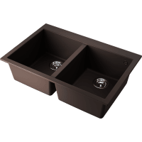 Кухонная мойка Omoikiri Bosen 80-2 4993840 темный шоколад