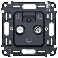 Механизм ТВ-розетки и SAT-розетки оконечные Ambrella Volt QUANT VM217