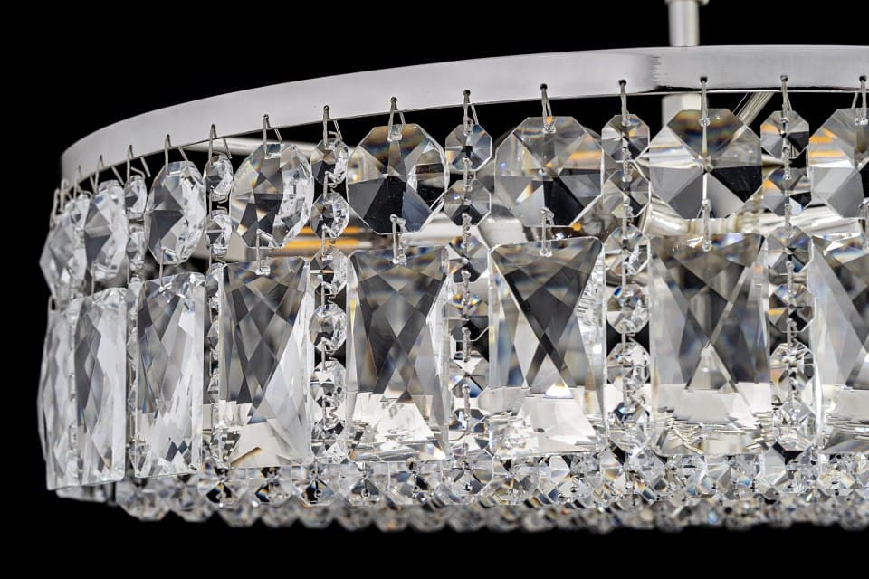 Люстра на штанге Arti Lampadari Sara Silver Sara E 1.3.40.105 S